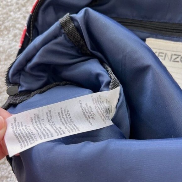 KENZO Navy Multi Colour Cotton Printed Satchel - Rare Edition - Picture 6 of 12